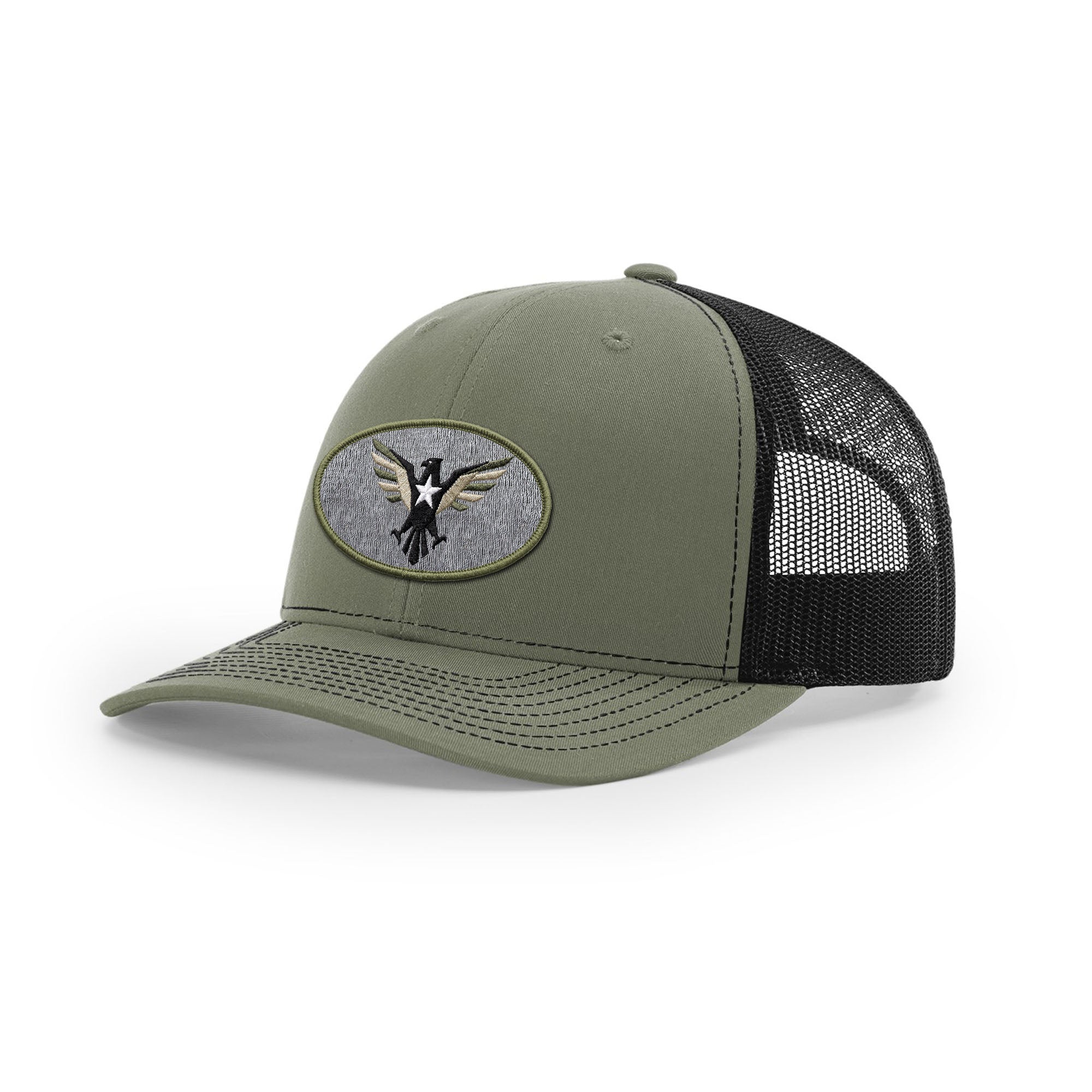 Eagle Icon Trucker Hat - Military Olive | Ballistic Republic™