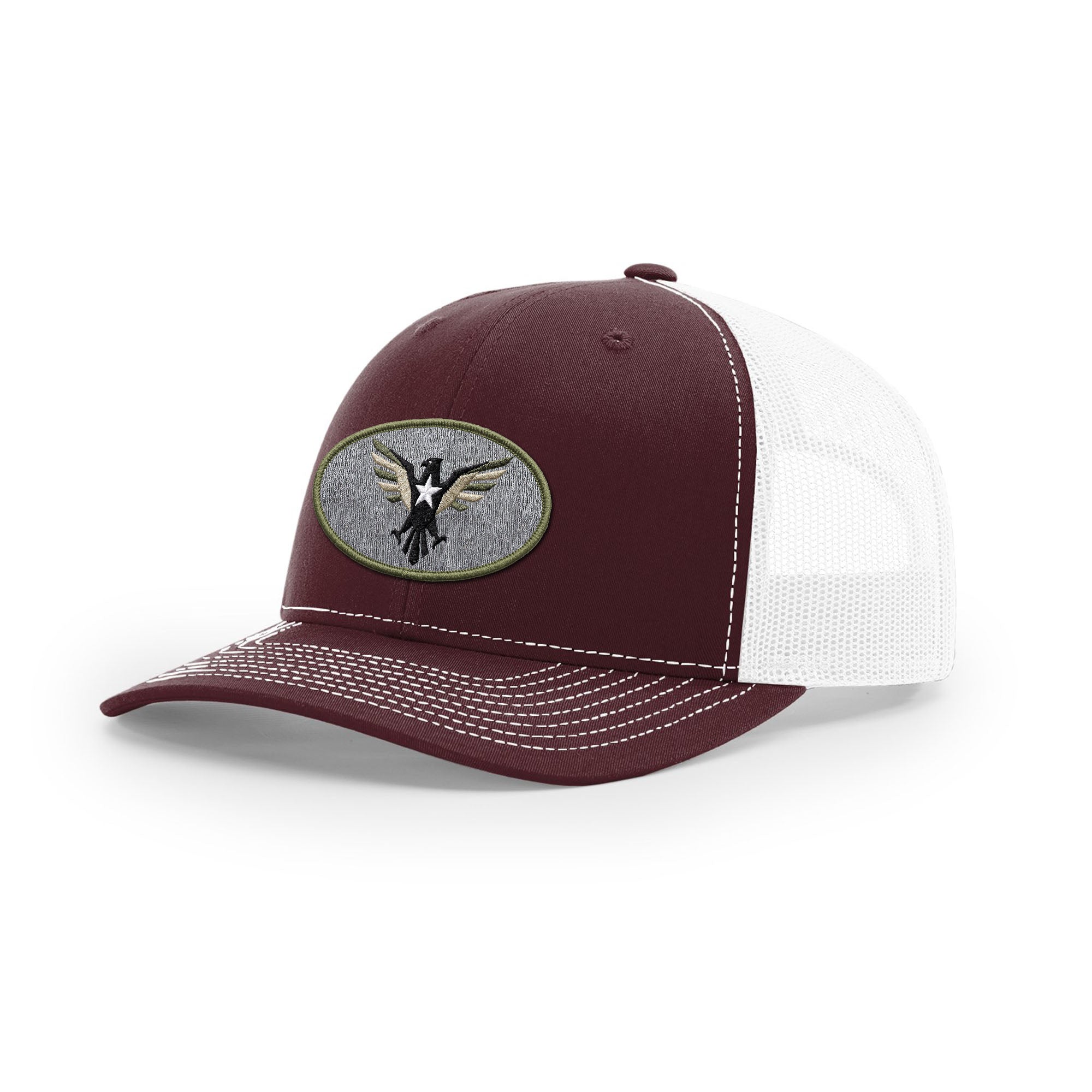Eagle Icon Trucker Hat - Military Olive | Ballistic Republic™