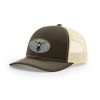 Eagle Icon Trucker Hat - Military Olive | Ballistic Republic™