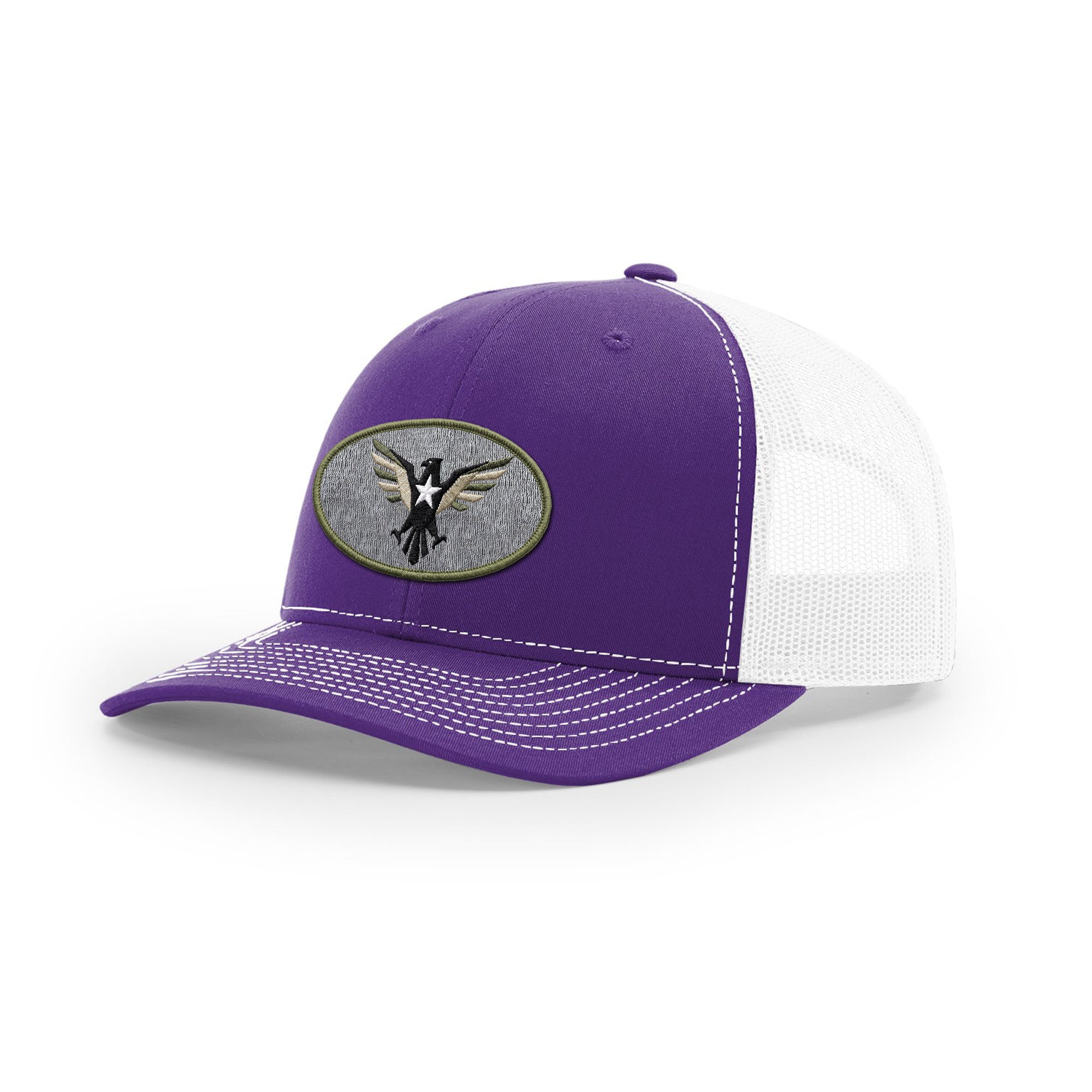 Eagle Icon Trucker Hat - Military Olive | Ballistic Republic™