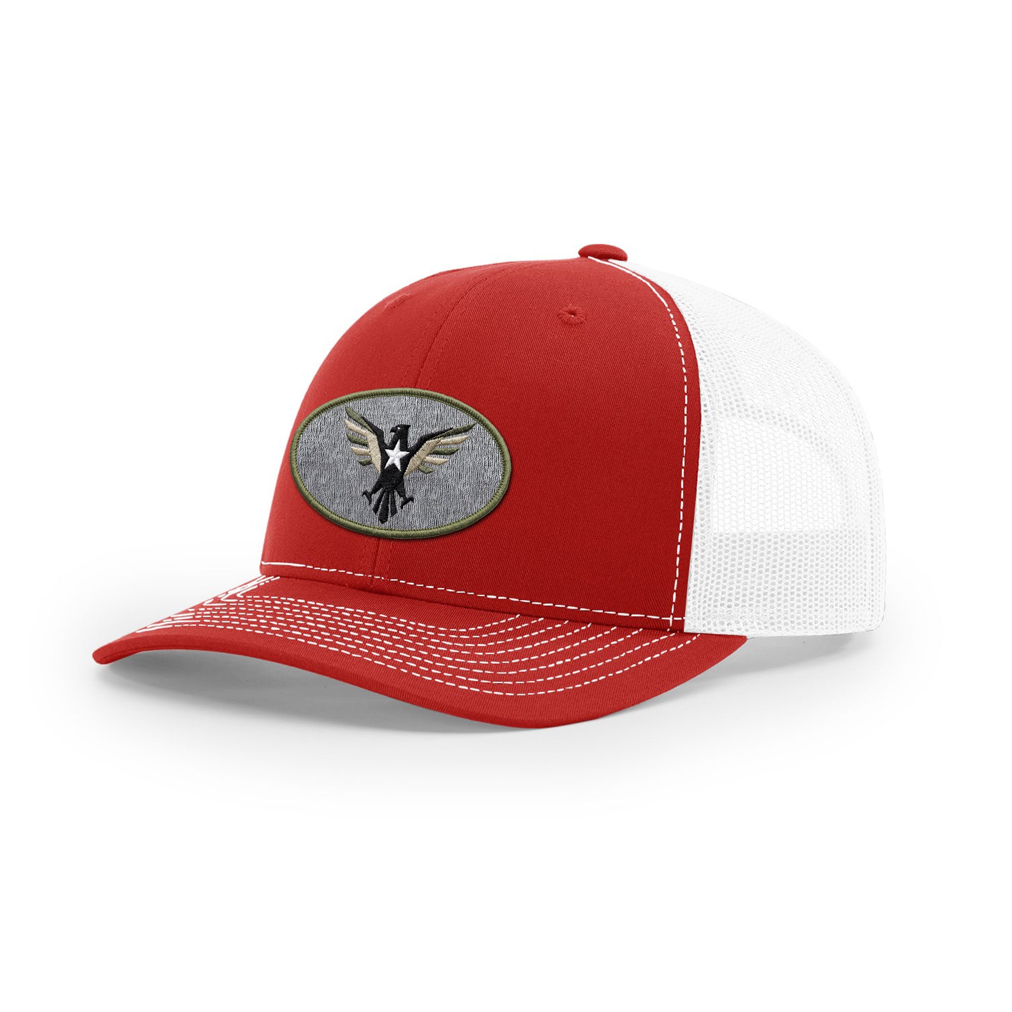 Eagle Icon Trucker Hat - Military Olive | Ballistic Republic™