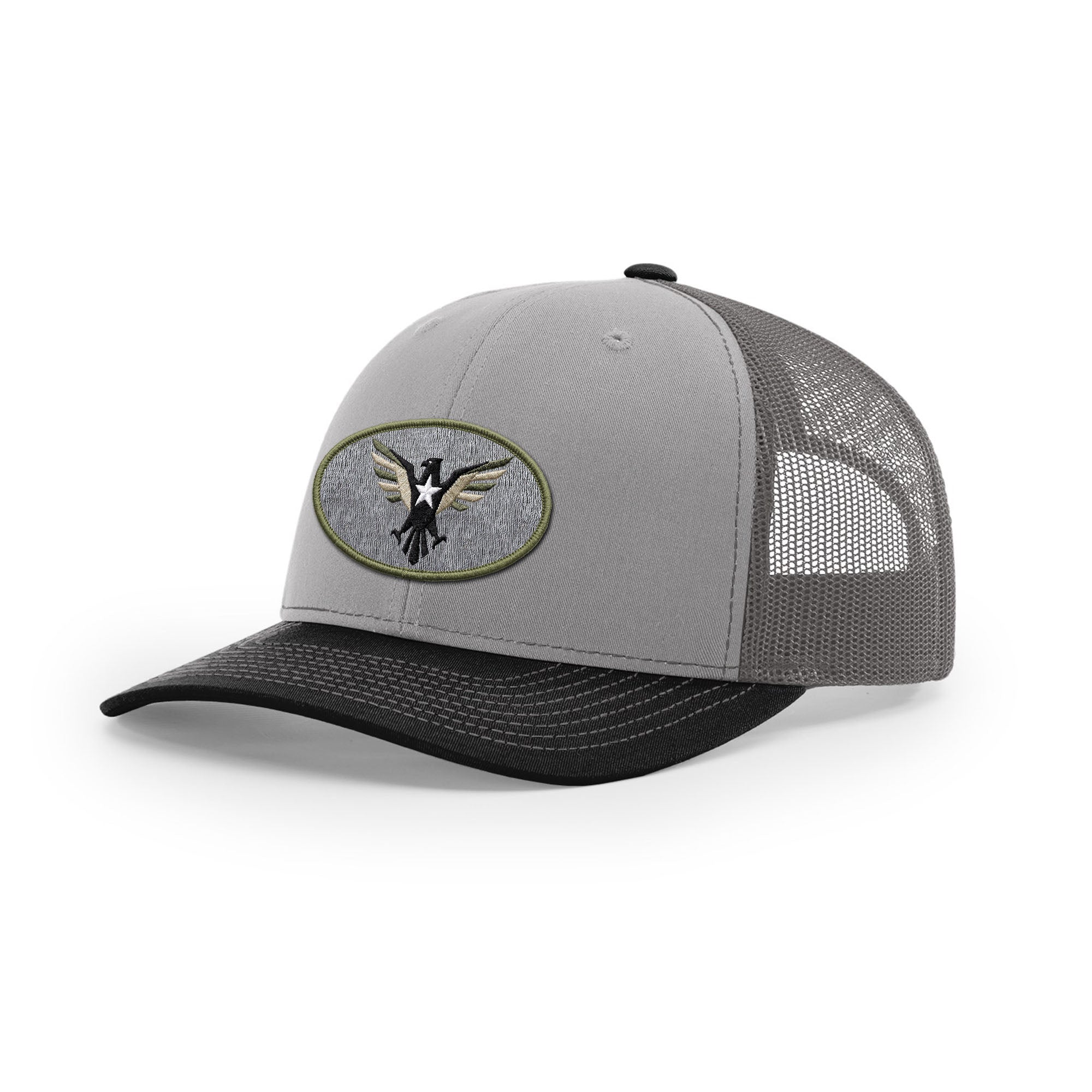 Eagle Icon Trucker Hat - Military Olive | Ballistic Republic™