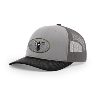 Eagle Icon Trucker Hat - Military Olive | Ballistic Republic™
