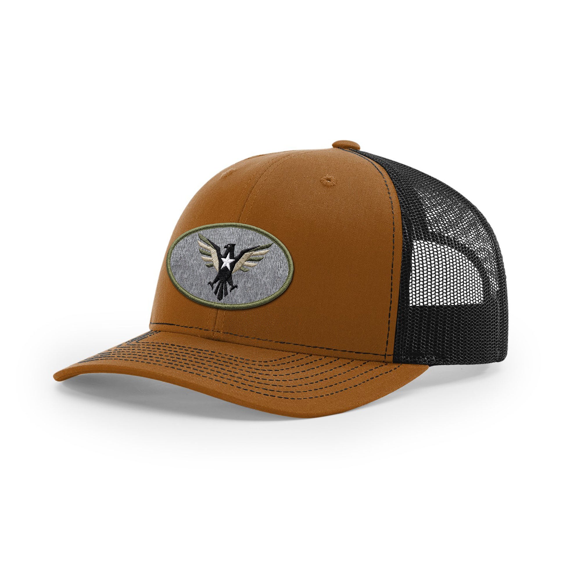 Eagle Icon Trucker Hat - Military Olive | Ballistic Republic™