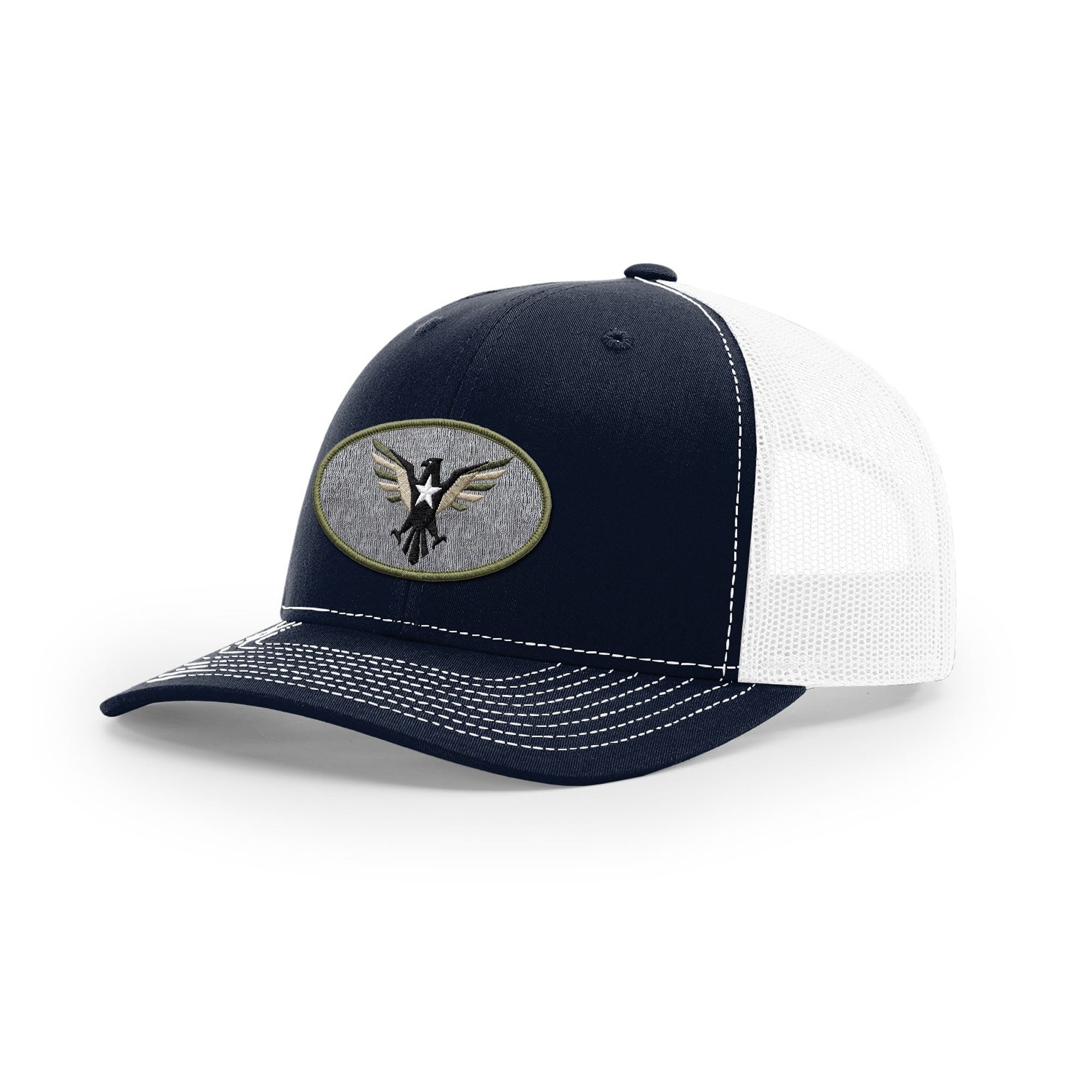 Eagle Icon Trucker Hat - Military Olive | Ballistic Republic™