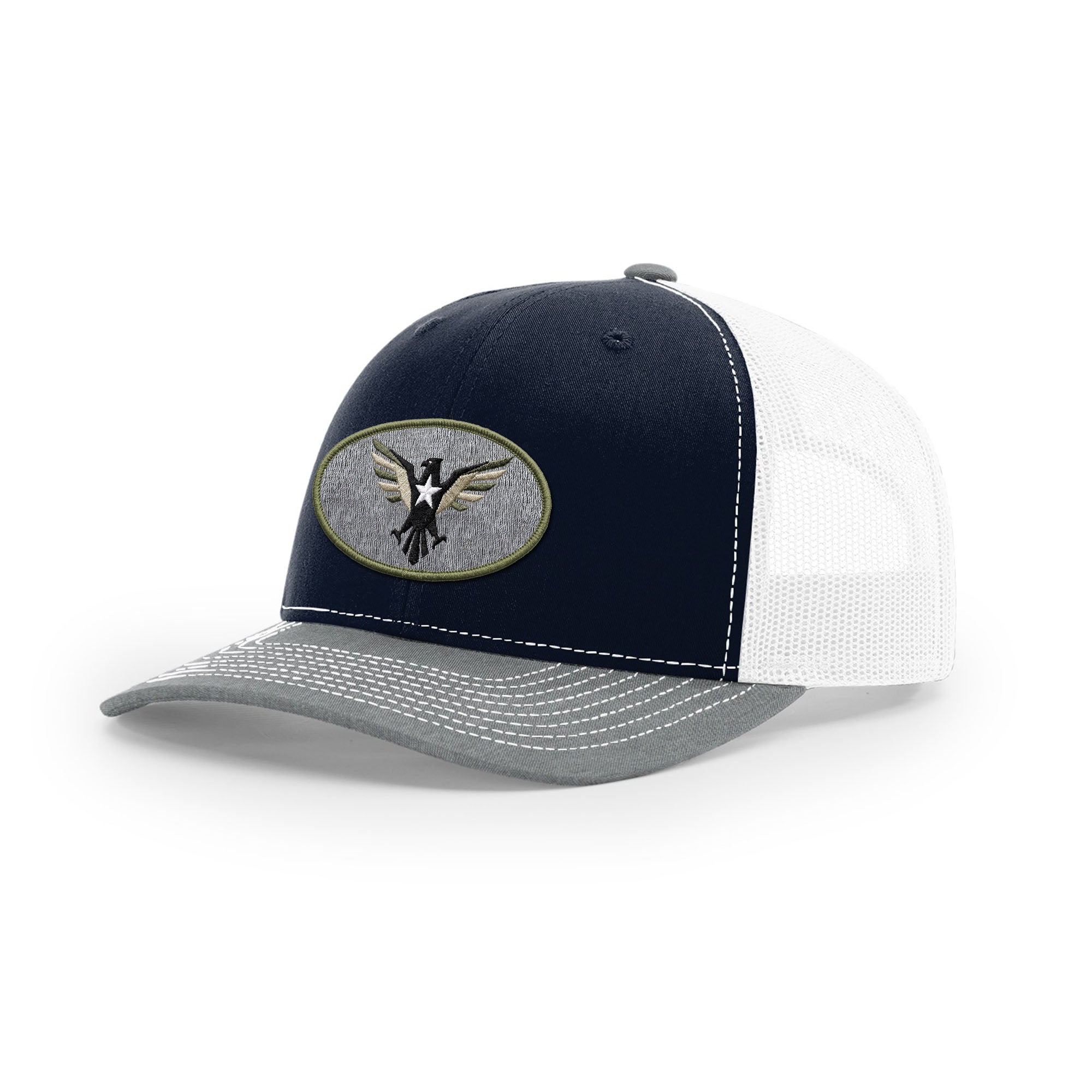 Eagle Icon Trucker Hat - Military Olive | Ballistic Republic™