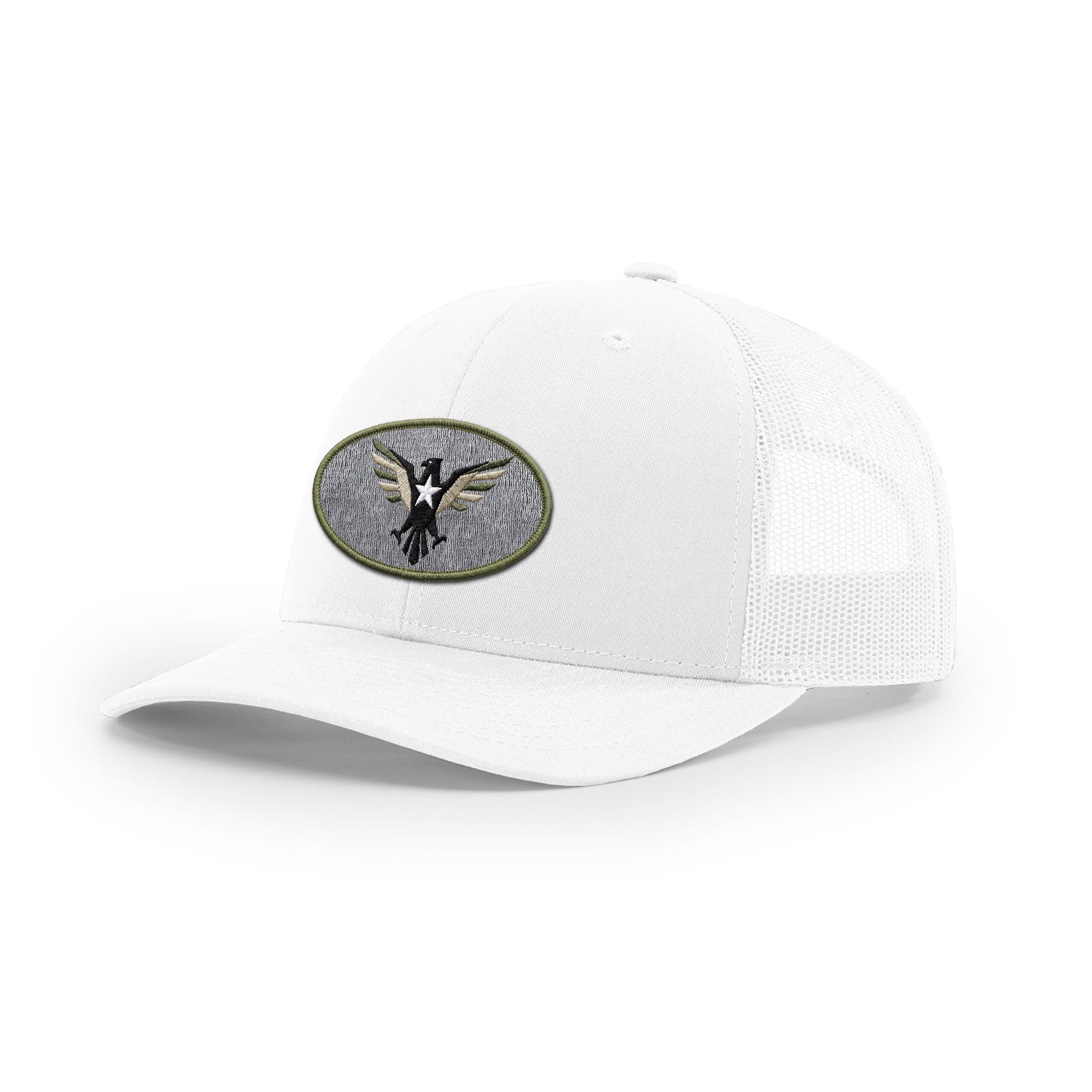 Eagle Icon Trucker Hat - Military Olive | Ballistic Republic™