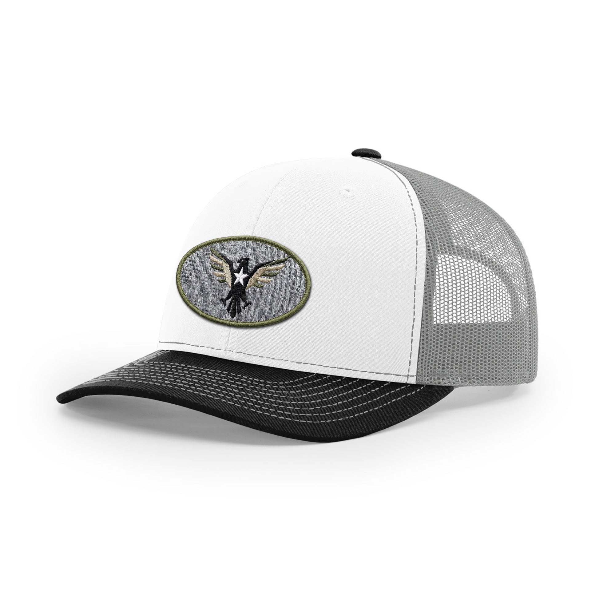 Eagle Icon Trucker Hat - Military Olive | Ballistic Republic™
