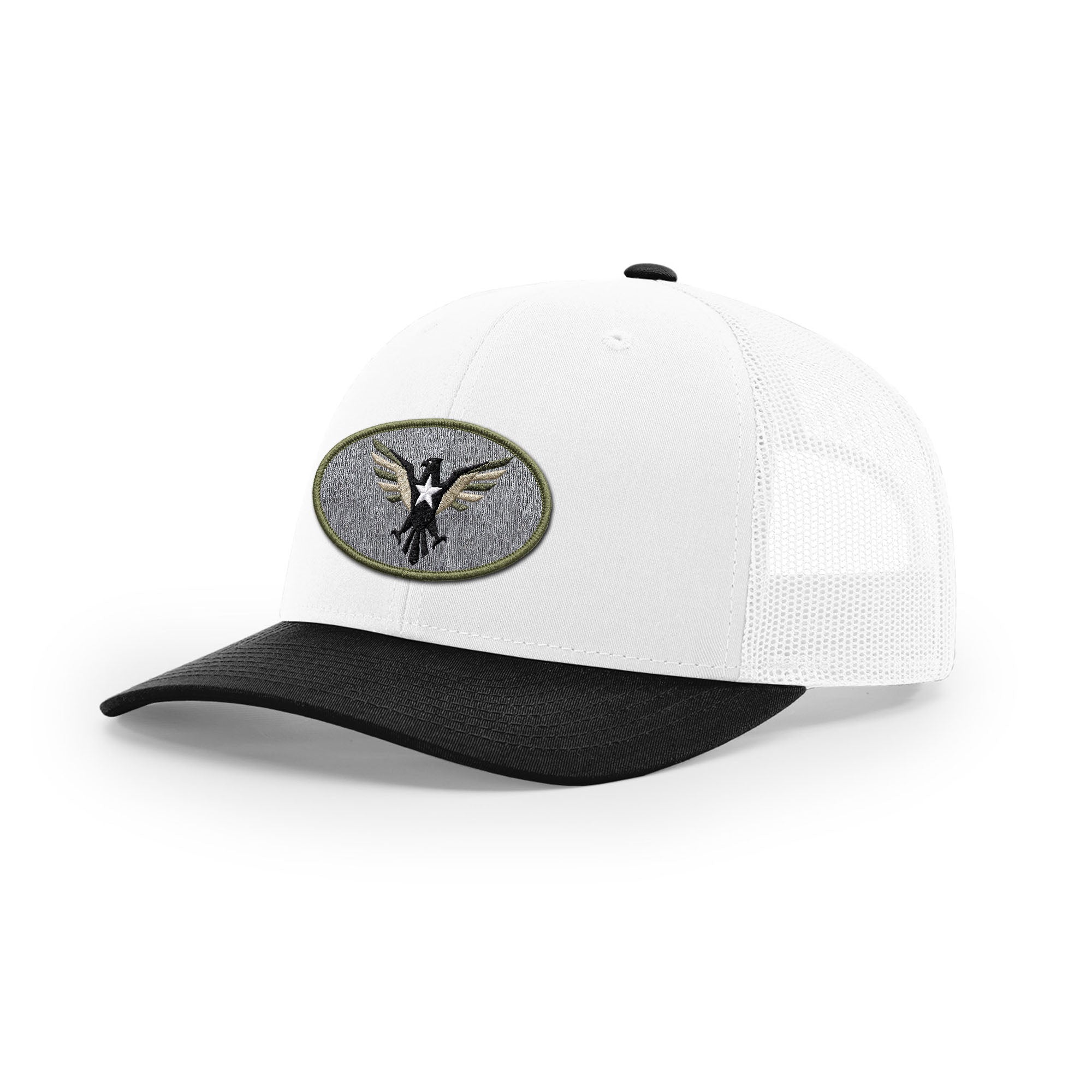 Eagle Icon Trucker Hat - Military Olive | Ballistic Republic™