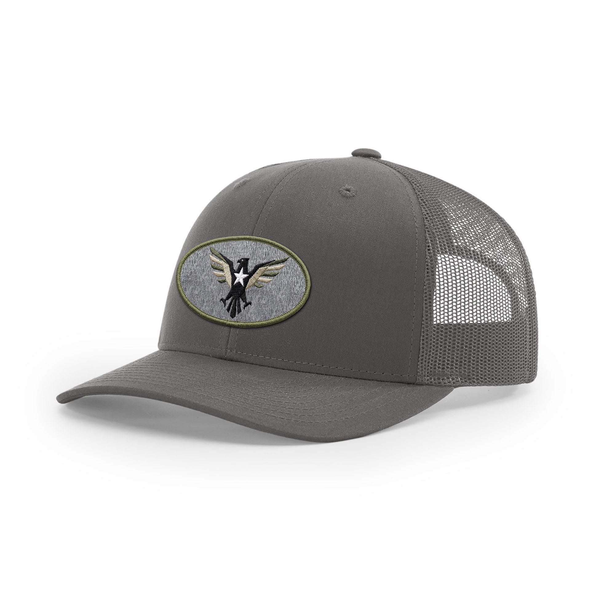 Eagle Icon Trucker Hat - Military Olive | Ballistic Republic™