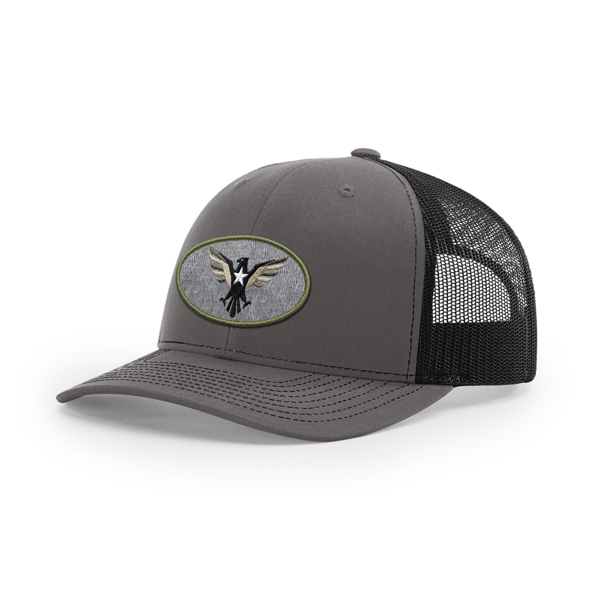 Eagle Icon Trucker Hat - Military Olive | Ballistic Republic™