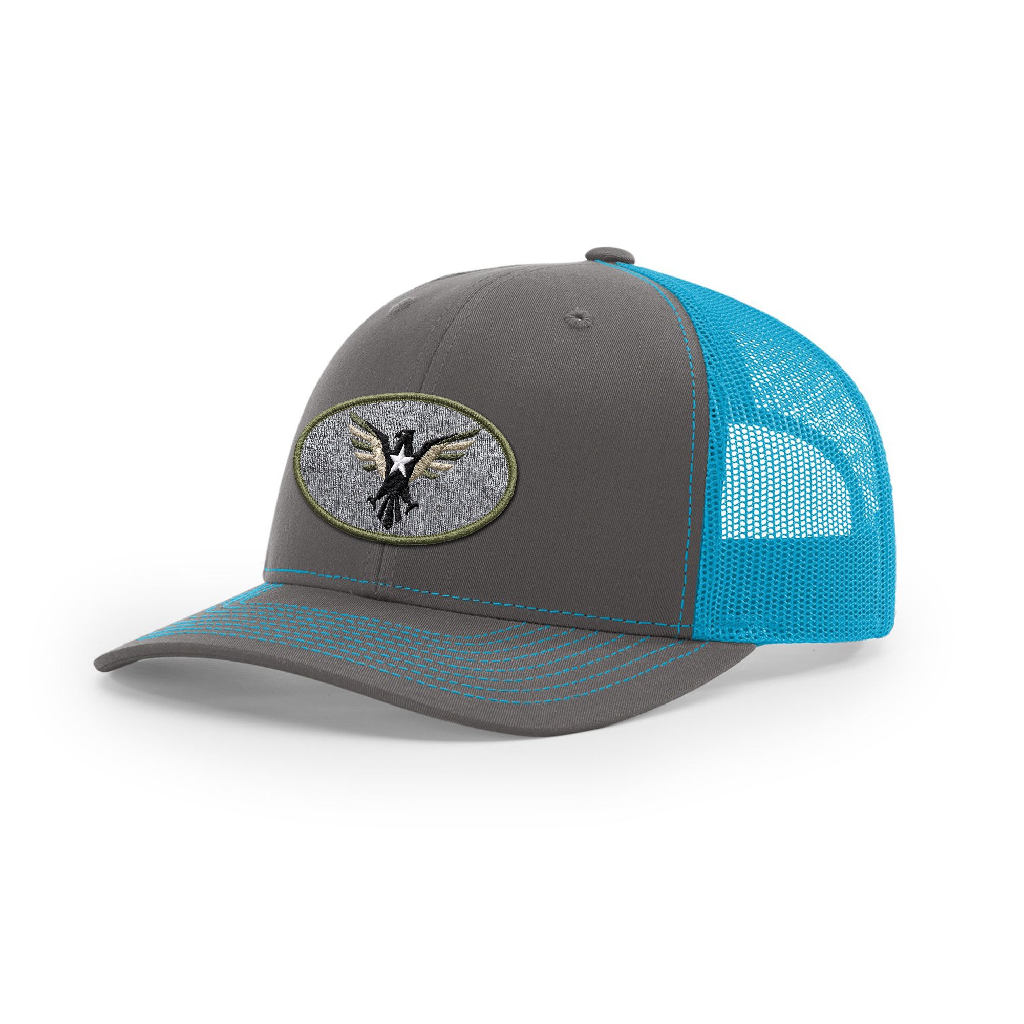 Eagle Icon Trucker Hat - Military Olive | Ballistic Republic™