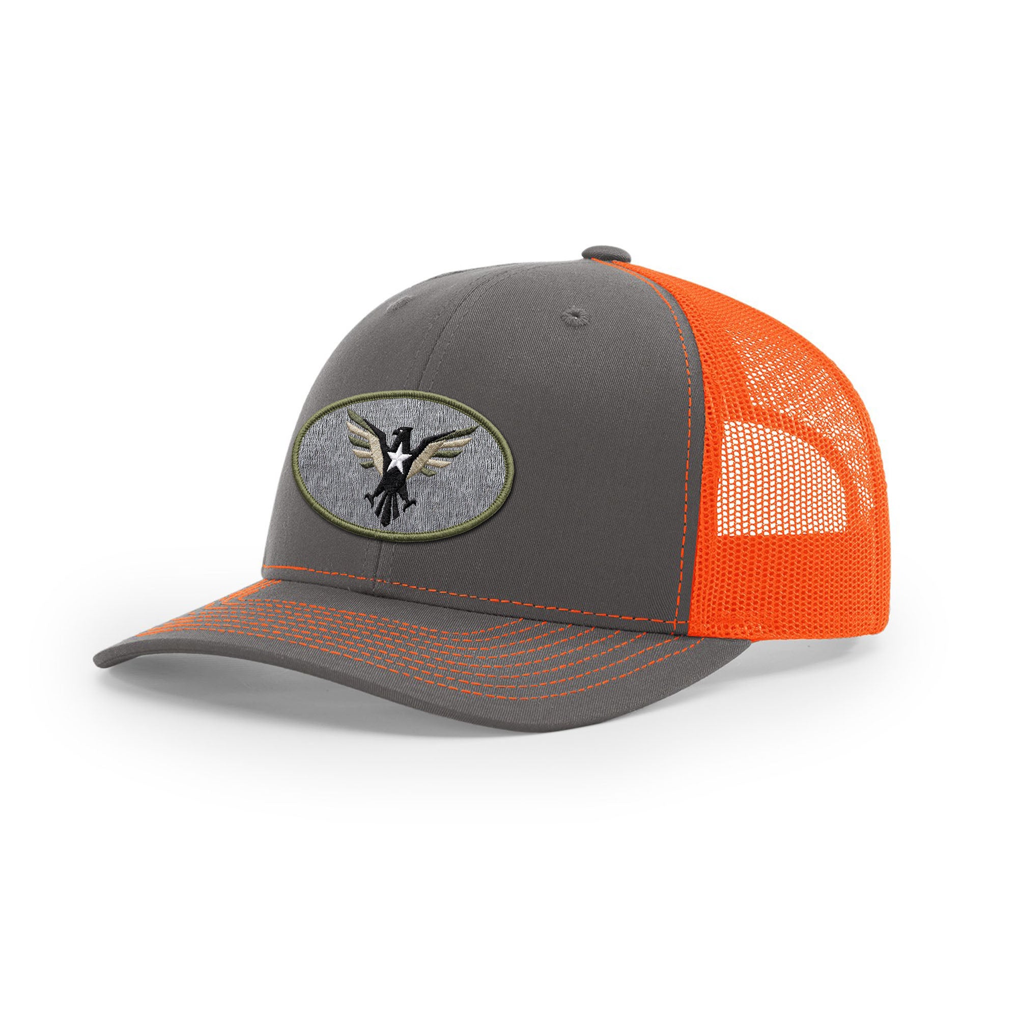 Eagle Icon Trucker Hat - Military Olive | Ballistic Republic™