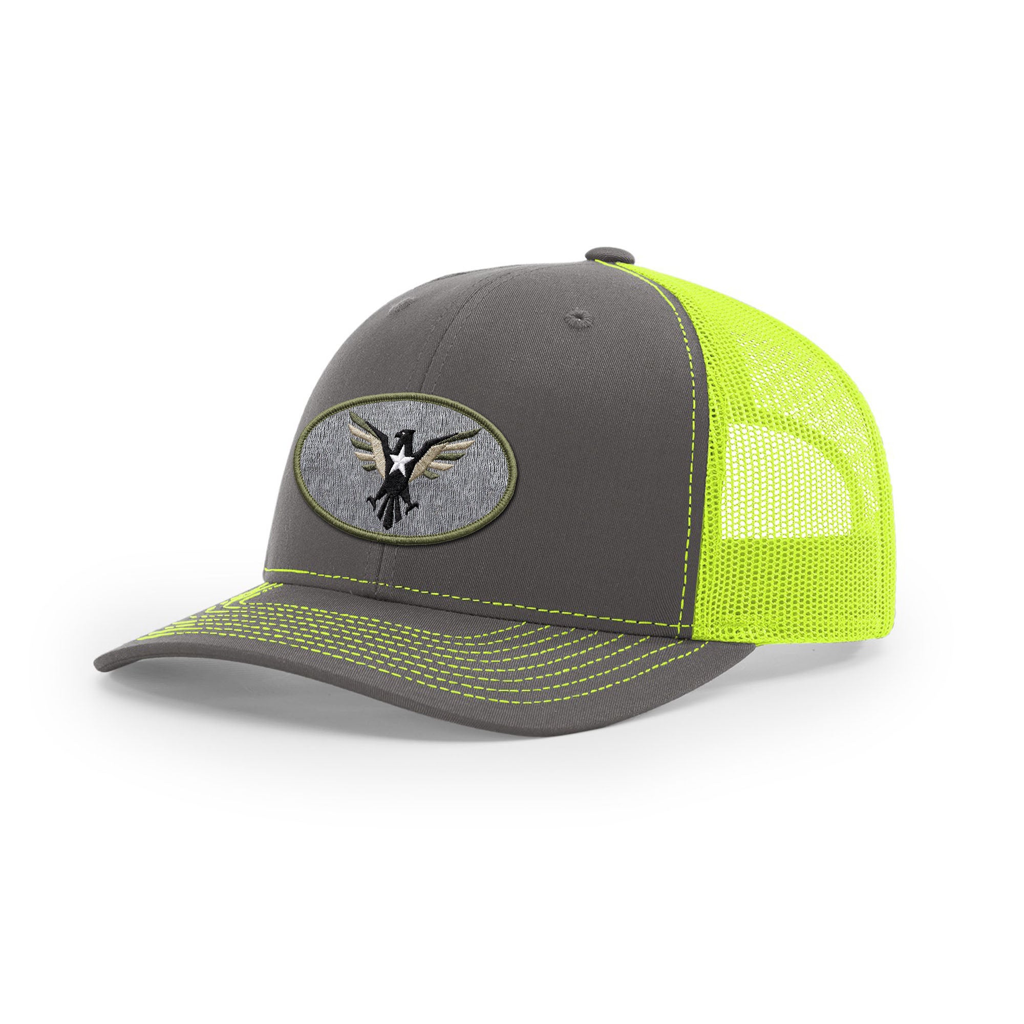 Eagle Icon Trucker Hat - Military Olive | Ballistic Republic™