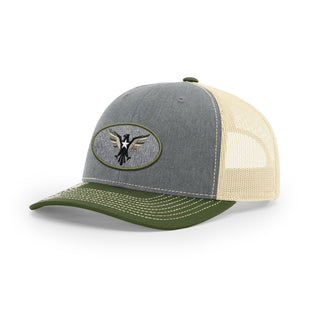 Eagle Icon Trucker Hat - Military Olive | Ballistic Republic™