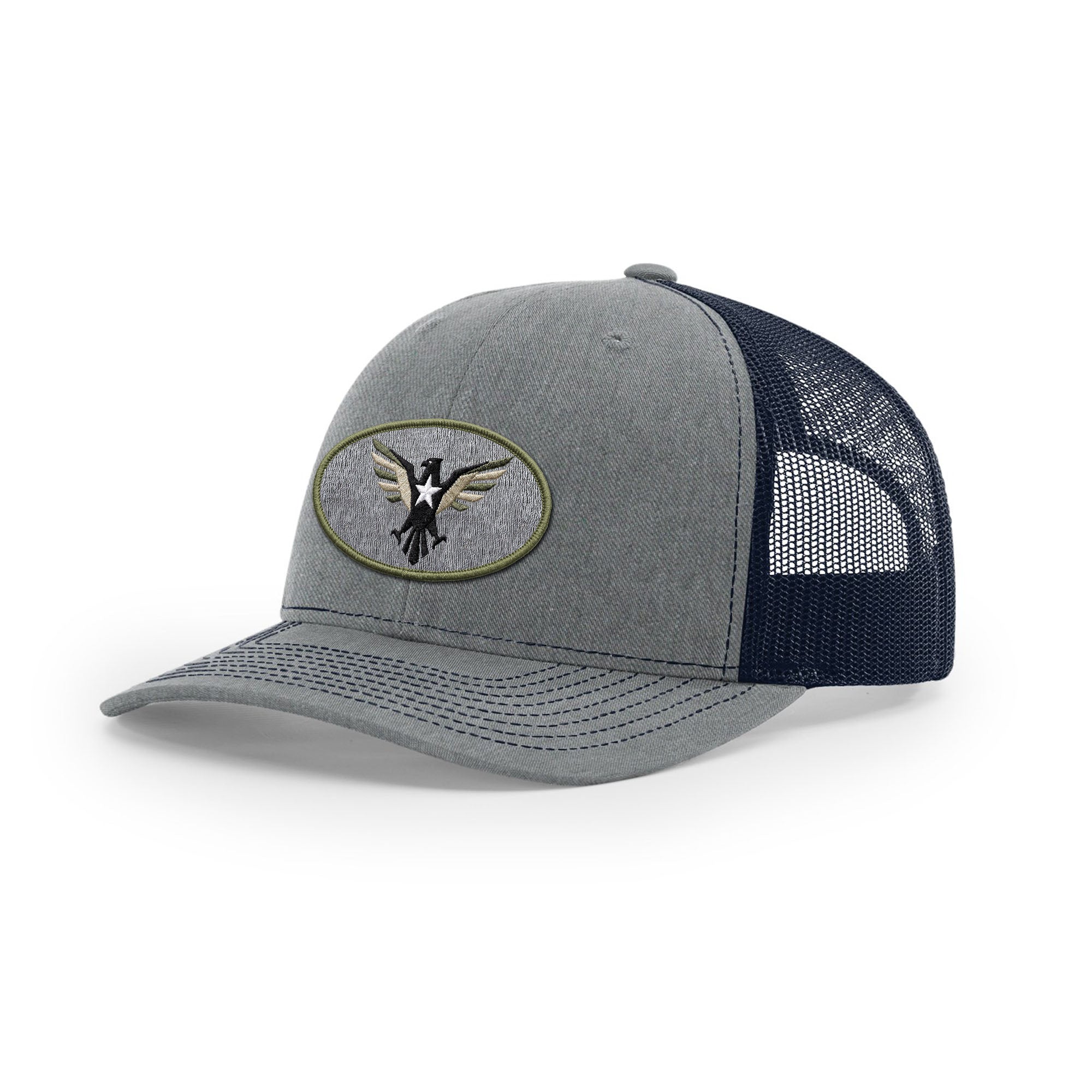 Eagle Icon Trucker Hat - Military Olive | Ballistic Republic™