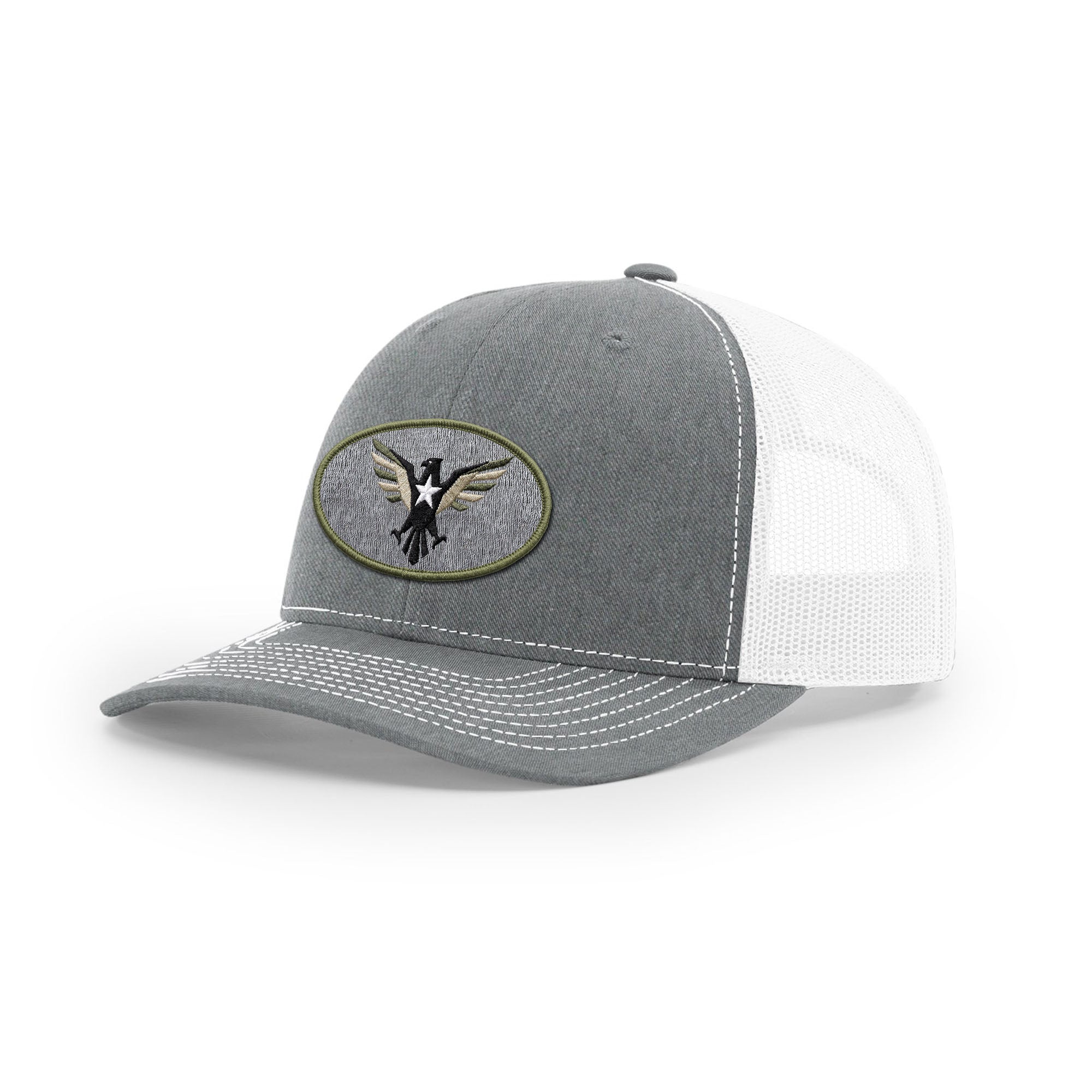 Eagle Icon Trucker Hat - Military Olive | Ballistic Republic™