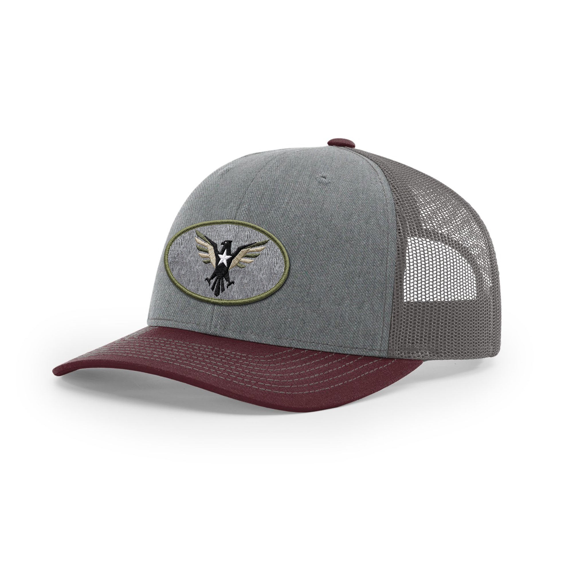 Eagle Icon Trucker Hat - Military Olive | Ballistic Republic™