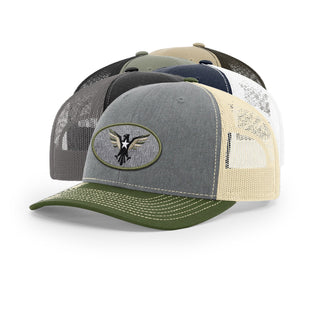 Eagle Icon Trucker Hat - Military Olive | Ballistic Republic™