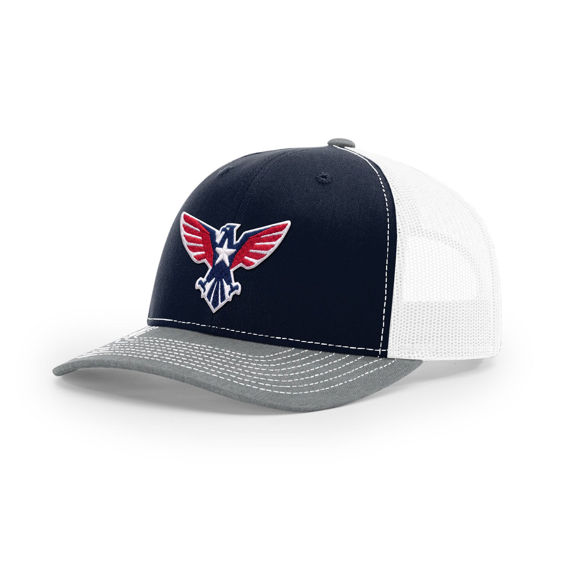 Eagle Icon Trucker Hat - 3D Patriotic | Ballistic Republic™