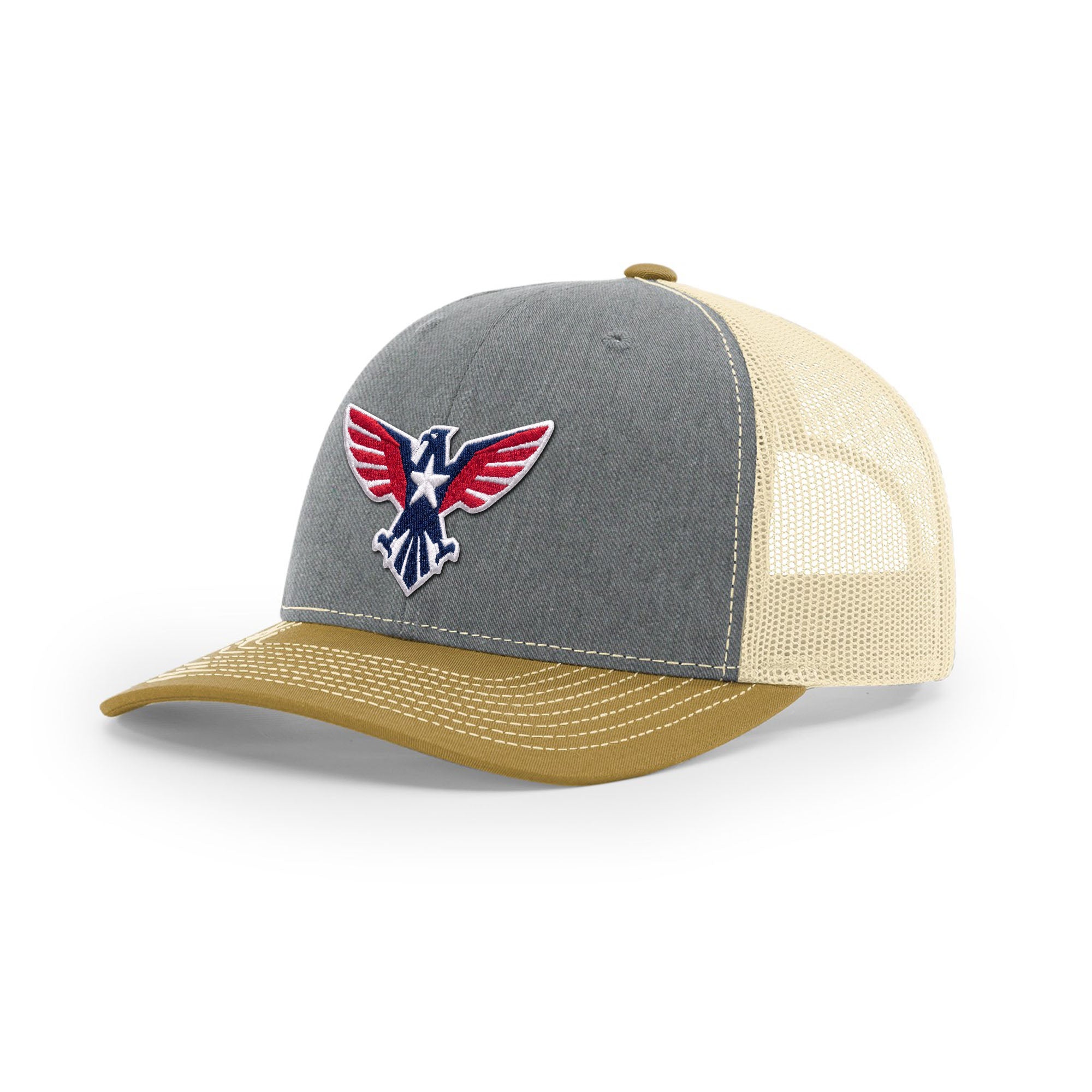 Eagle Icon Trucker Hat - 3D Patriotic | Ballistic Republic™