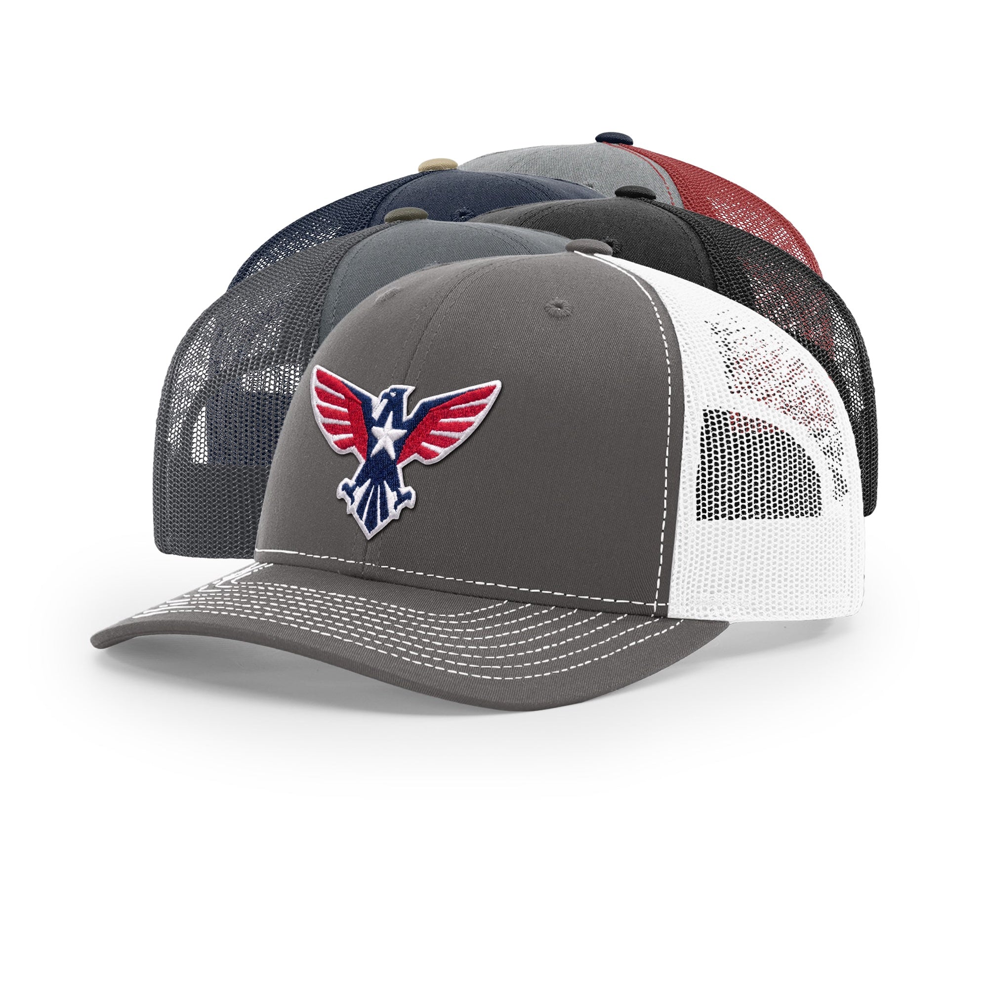 Eagle Icon Trucker Hat - 3D Patriotic | Ballistic Republic™