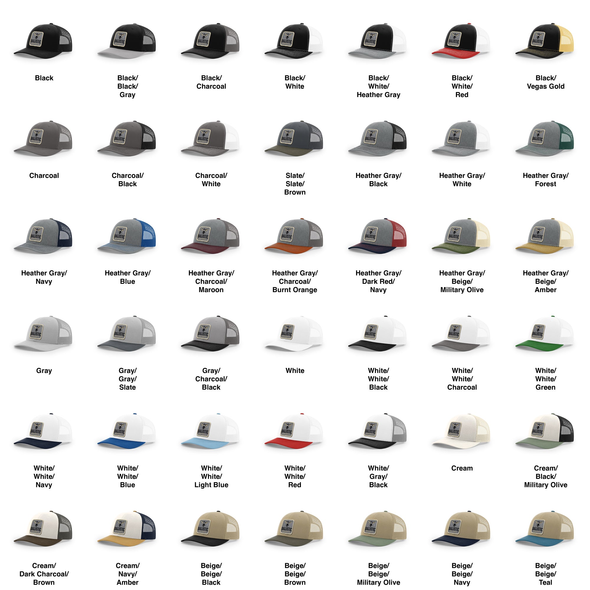 Ballistic Republic Logo Trucker Hat - Embroidered | Ballistic Republic™