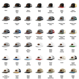 Ballistic Republic Logo Trucker Hat - Leather | Ballistic Republic™