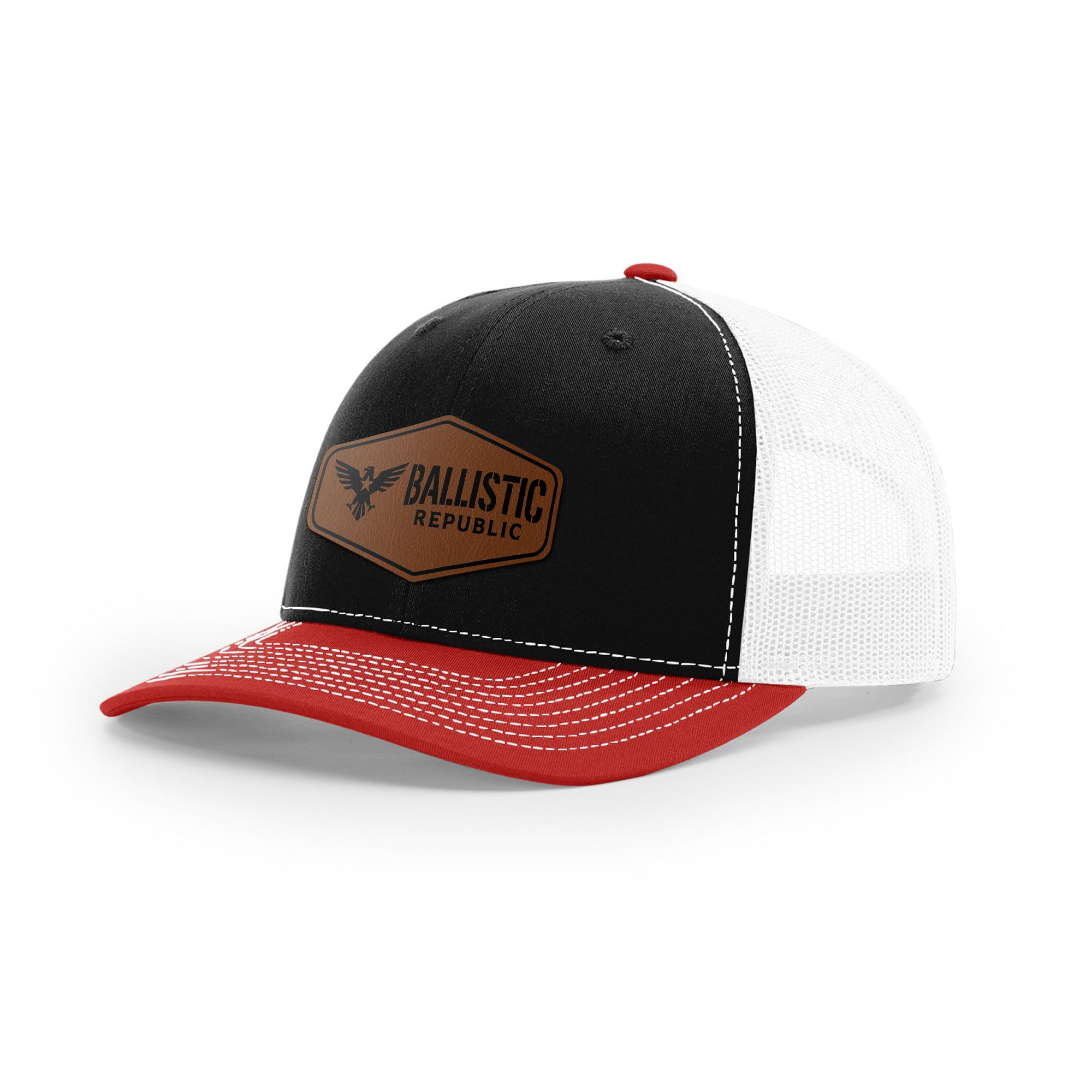 Ballistic Republic Logo Trucker Hat - Leather | Ballistic Republic™