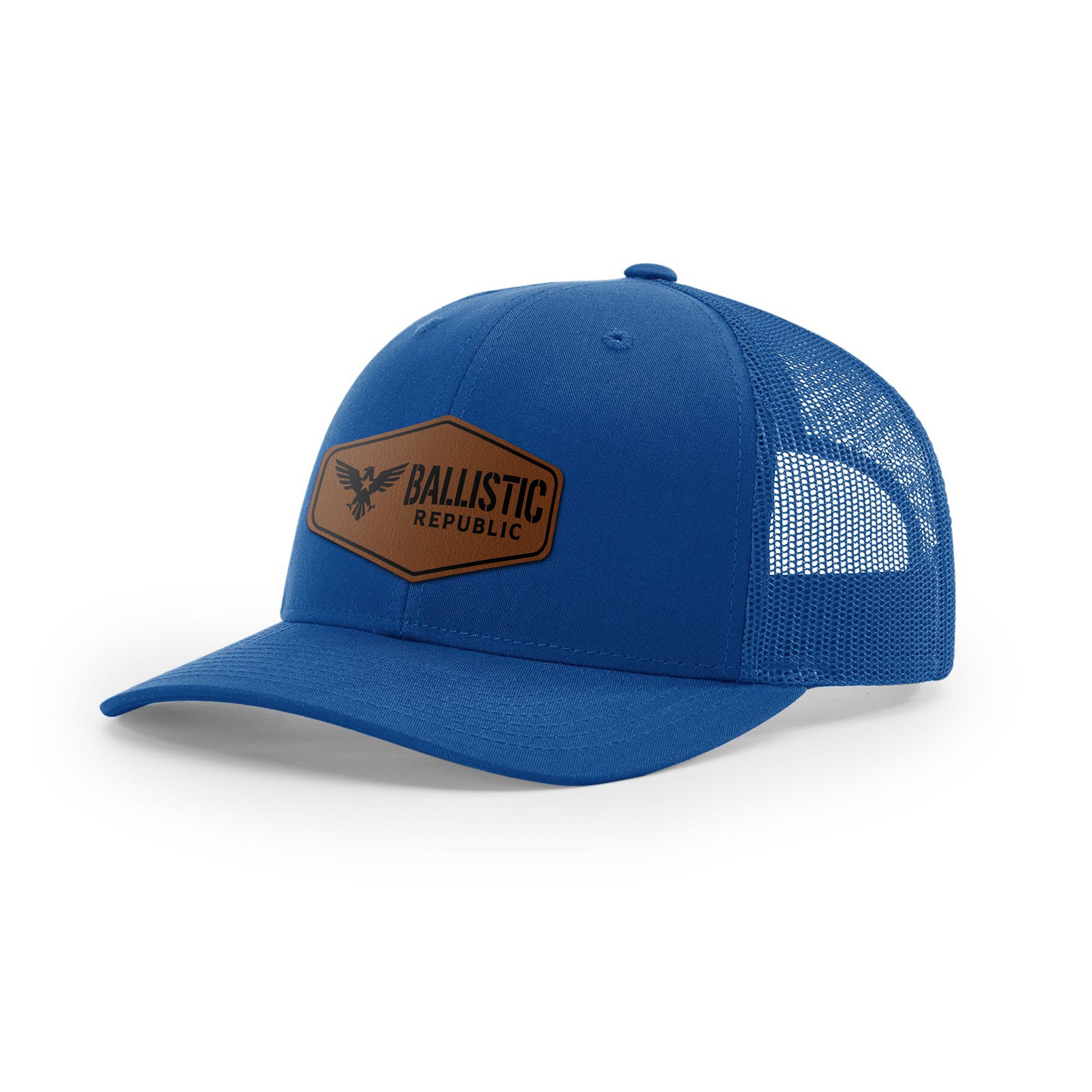 Ballistic Republic Logo Trucker Hat - Leather | Ballistic Republic™