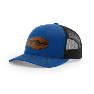 Ballistic Republic Logo Trucker Hat - Leather | Ballistic Republic™