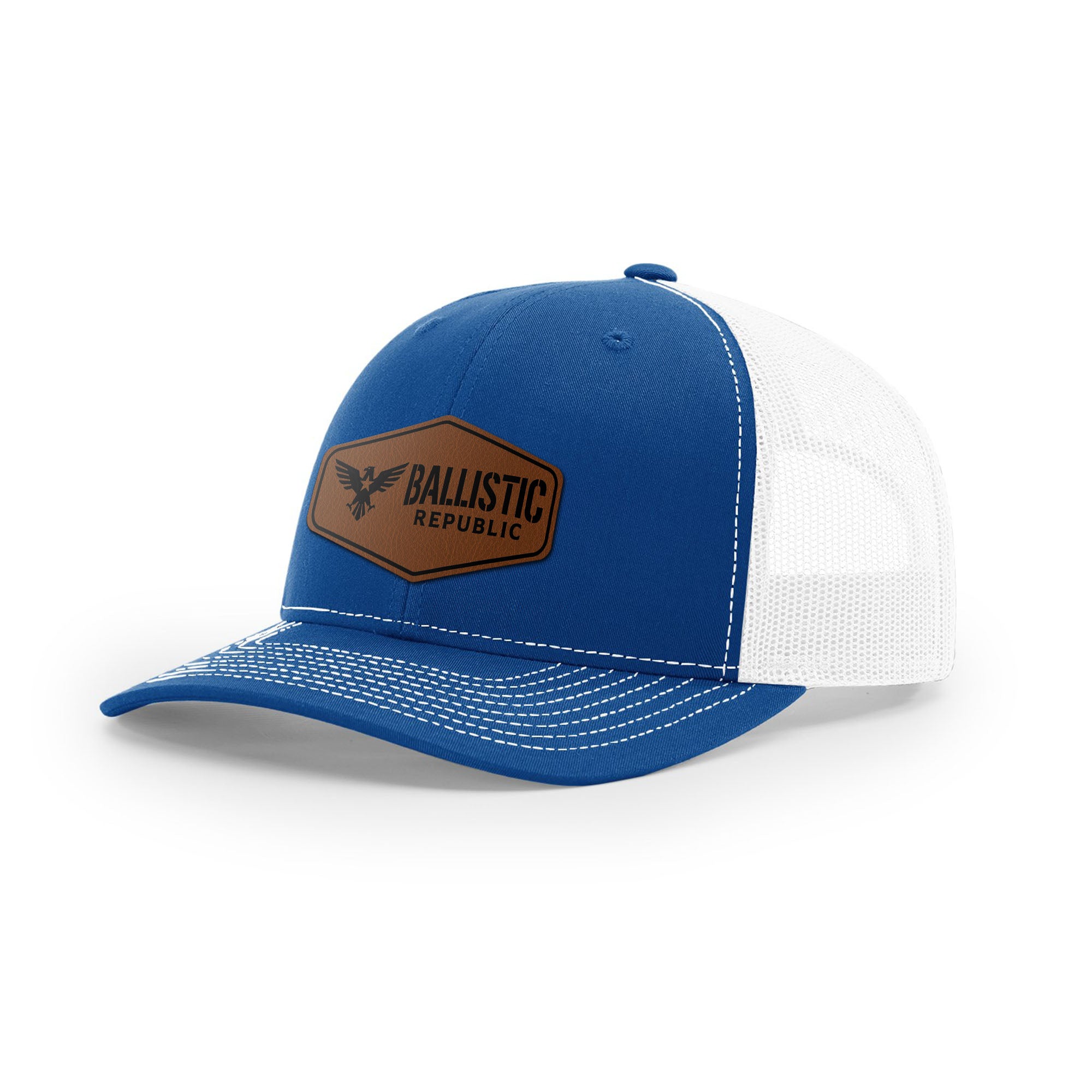Ballistic Republic Logo Trucker Hat - Leather | Ballistic Republic™