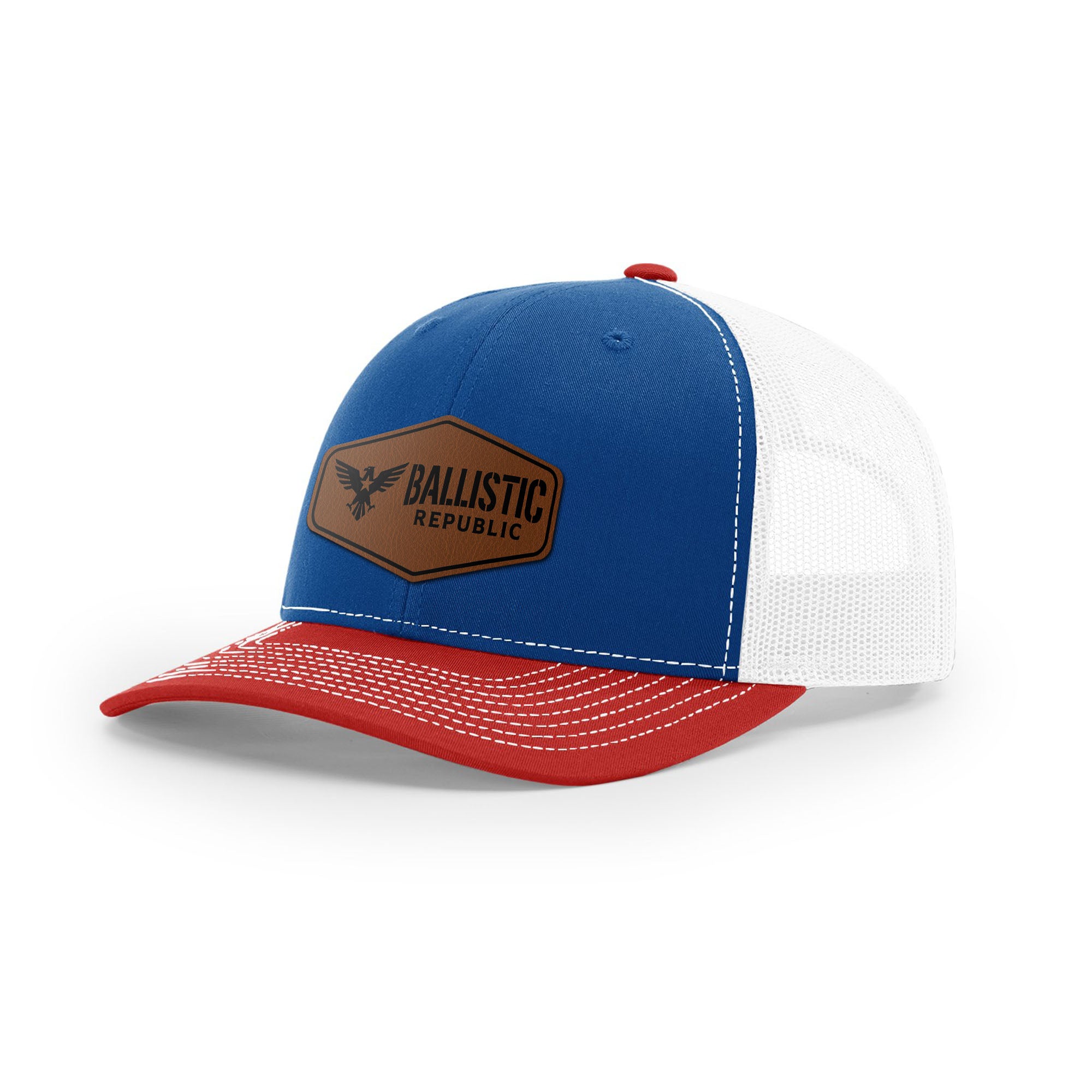 Ballistic Republic Logo Trucker Hat - Leather | Ballistic Republic™