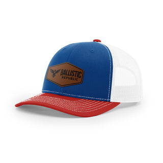 Ballistic Republic Logo Trucker Hat - Leather | Ballistic Republic™