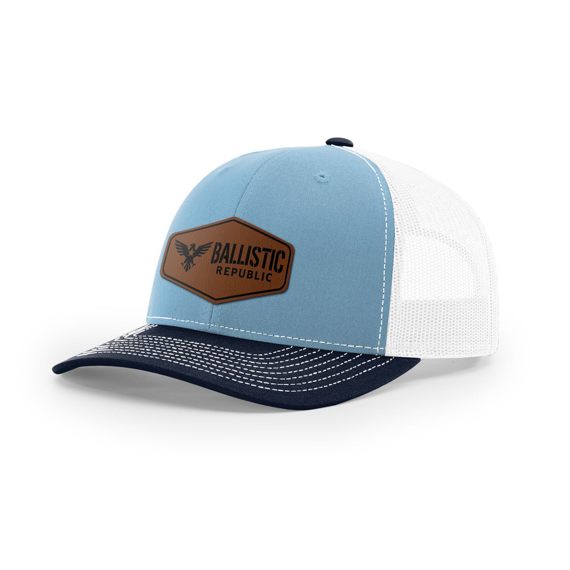 Ballistic Republic Logo Trucker Hat - Leather | Ballistic Republic™