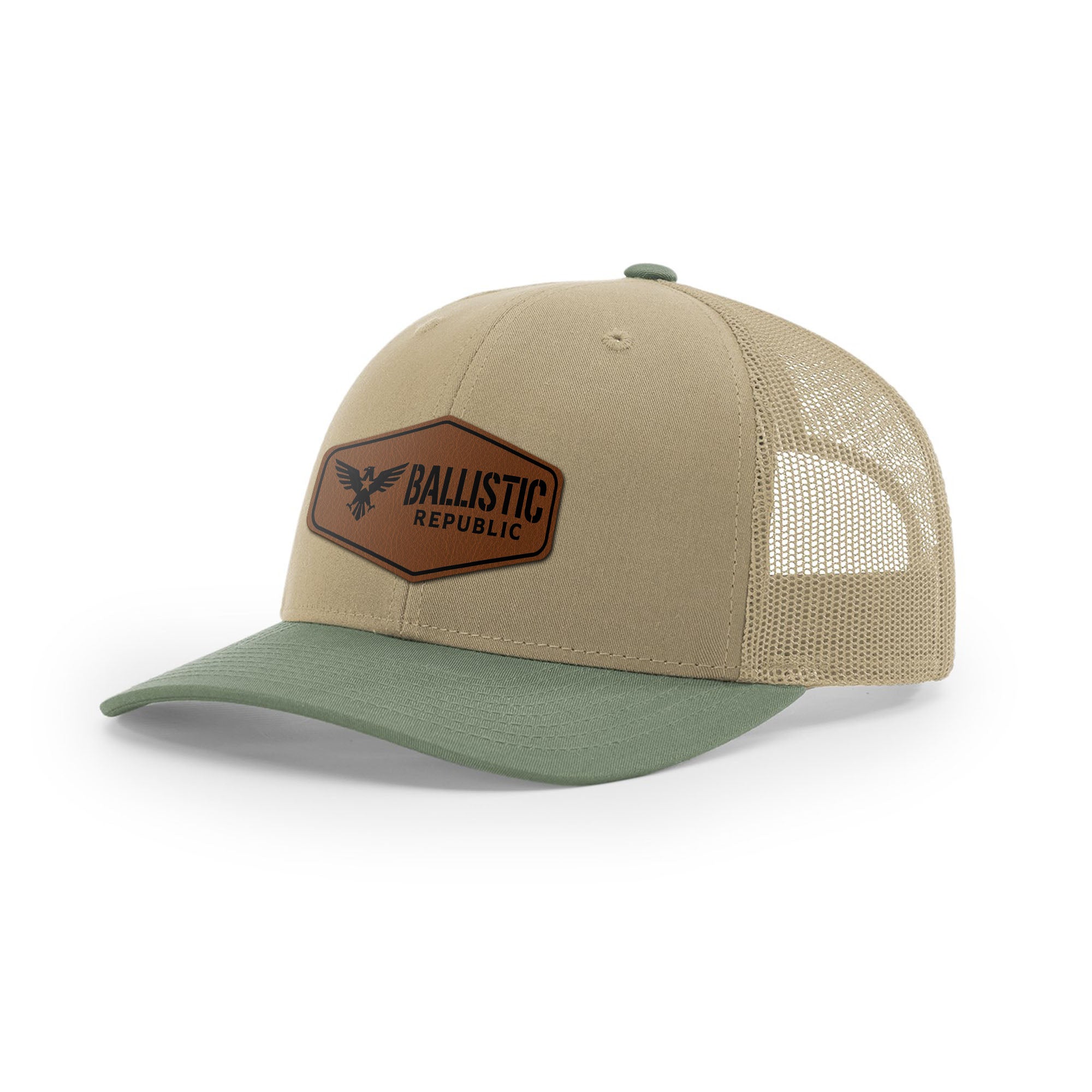 Ballistic Republic Logo Trucker Hat - Leather | Ballistic Republic™