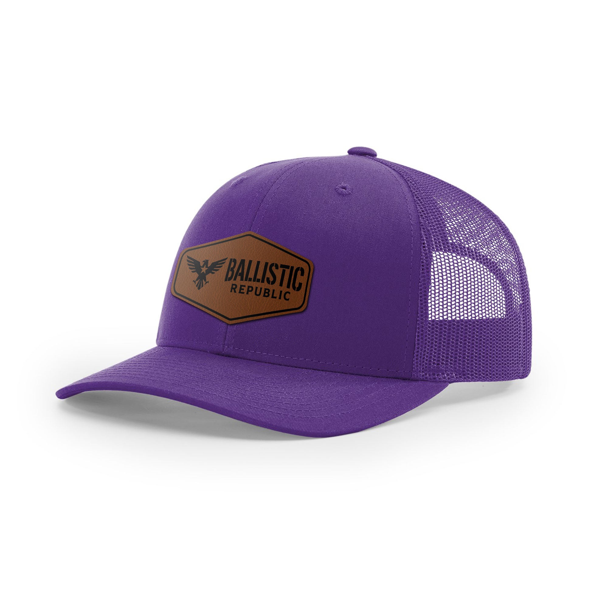 Ballistic Republic Logo Trucker Hat - Leather | Ballistic Republic™