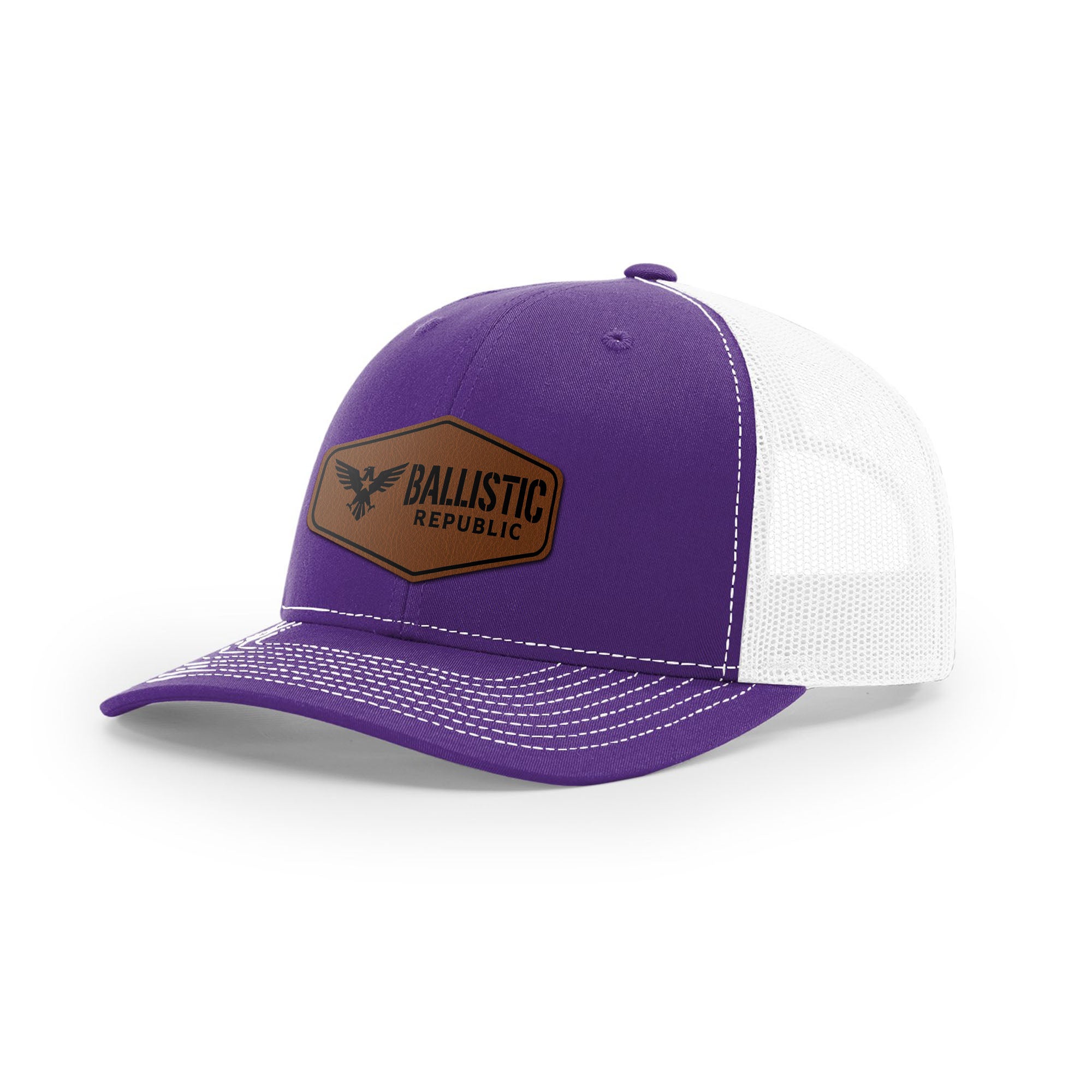 Ballistic Republic Logo Trucker Hat - Leather | Ballistic Republic™