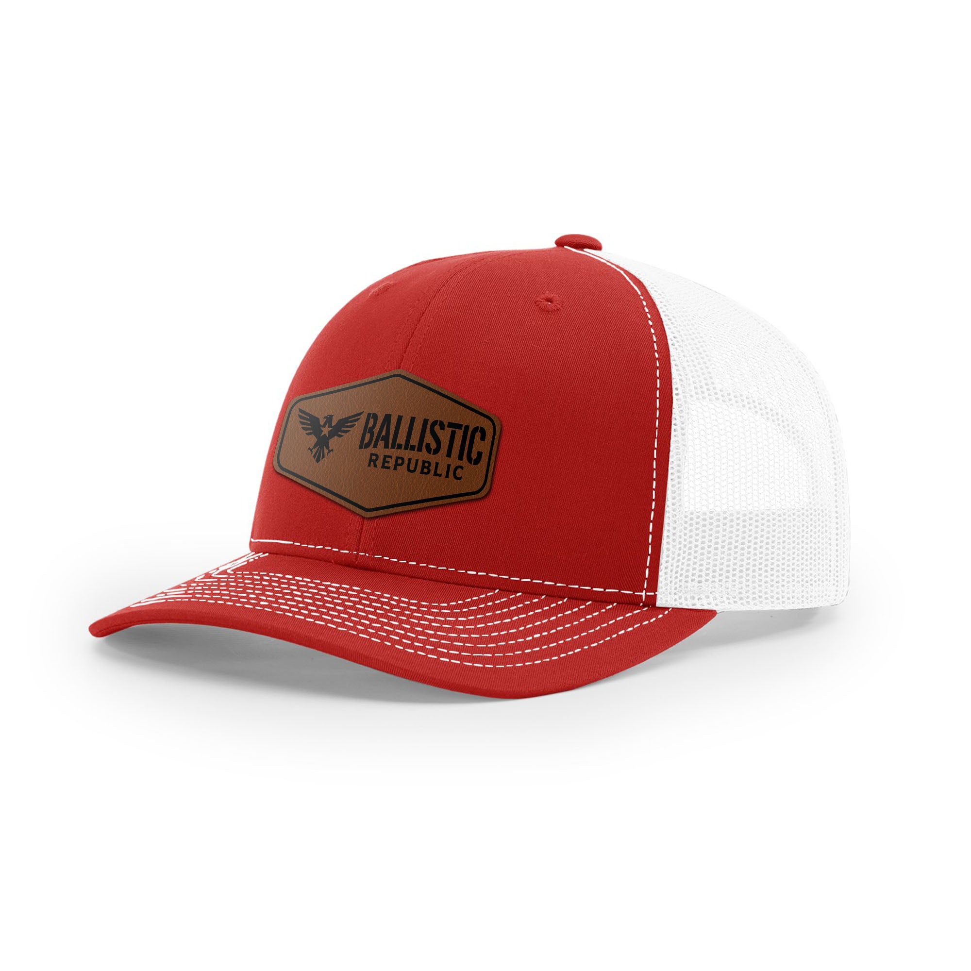 Ballistic Republic Logo Trucker Hat - Leather | Ballistic Republic™