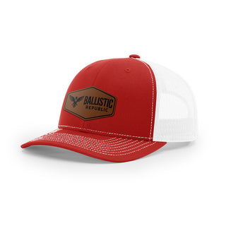 Ballistic Republic Logo Trucker Hat - Leather | Ballistic Republic™