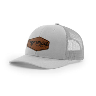 Ballistic Republic Logo Trucker Hat - Leather | Ballistic Republic™