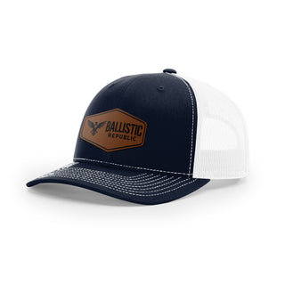 Ballistic Republic Logo Trucker Hat - Leather | Ballistic Republic™
