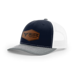 Ballistic Republic Logo Trucker Hat - Leather | Ballistic Republic™