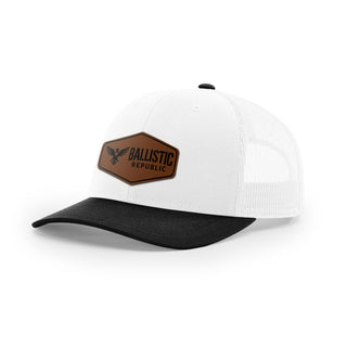 Ballistic Republic Logo Trucker Hat - Leather | Ballistic Republic™