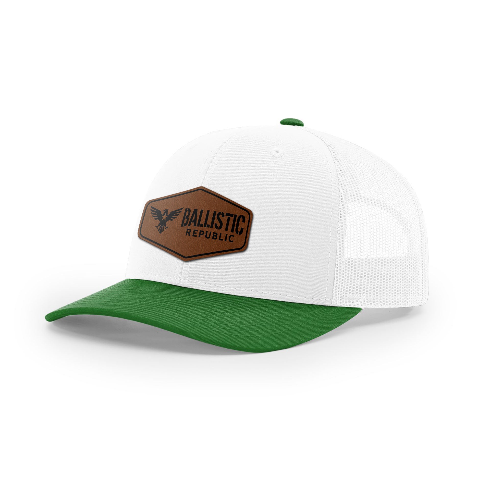 Ballistic Republic Logo Trucker Hat - Leather | Ballistic Republic™