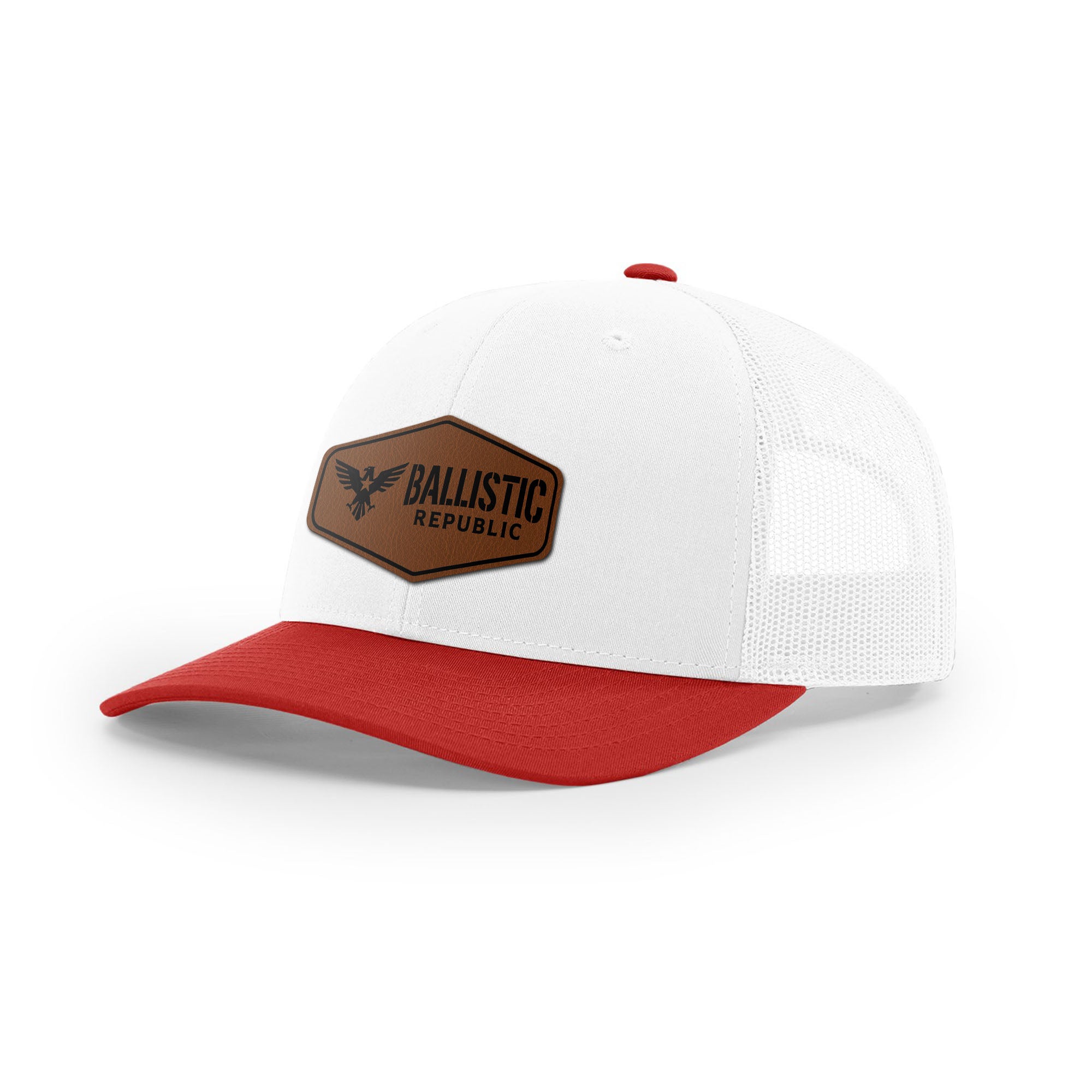 Ballistic Republic Logo Trucker Hat - Leather | Ballistic Republic™