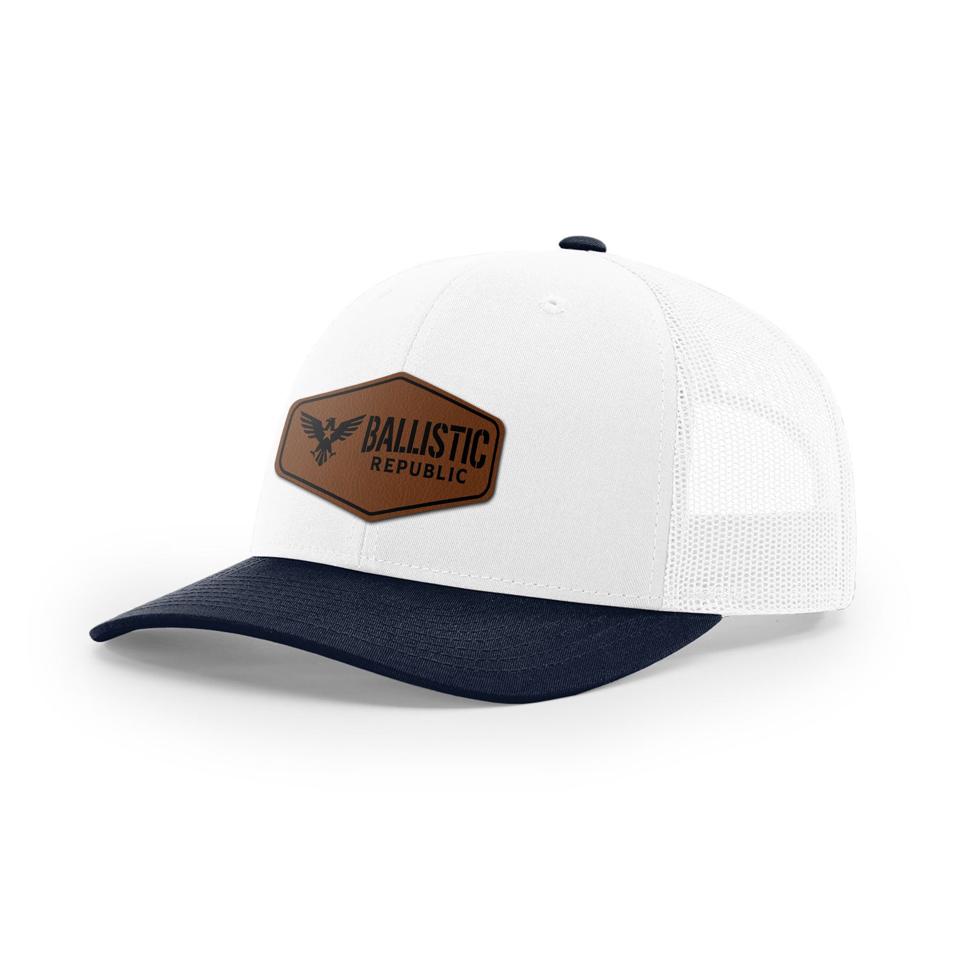 Ballistic Republic Logo Trucker Hat - Leather | Ballistic Republic™