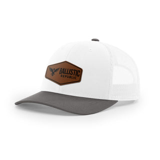 Ballistic Republic Logo Trucker Hat - Leather | Ballistic Republic™