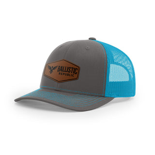 Ballistic Republic Logo Trucker Hat - Leather | Ballistic Republic™