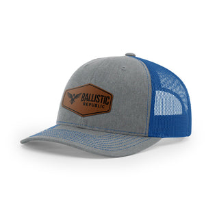 Ballistic Republic Logo Trucker Hat - Leather | Ballistic Republic™